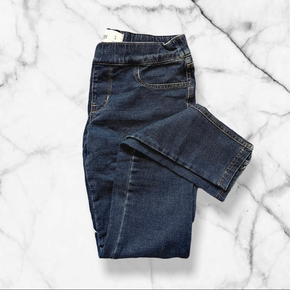 Skinny Stretch Denim Jean Leggings / Jeggings